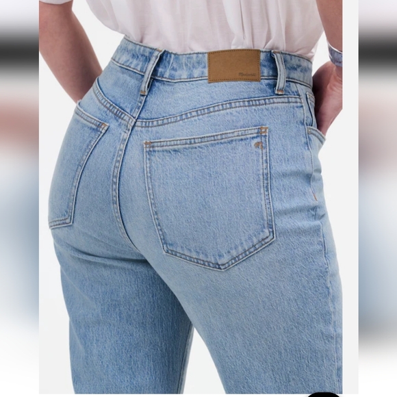 Madewell The Curvy Mid Rise 90s Straight Jean in Barbosa Wash Size 31 NWT - Picture 5 of 10